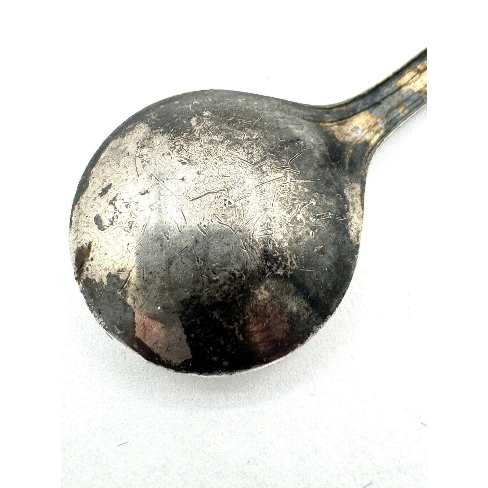 UnbrandedVintage Antique Sterling Silver Spoon Brooch Pin 3.9 Grams Beautiful - Black Dog Vintage