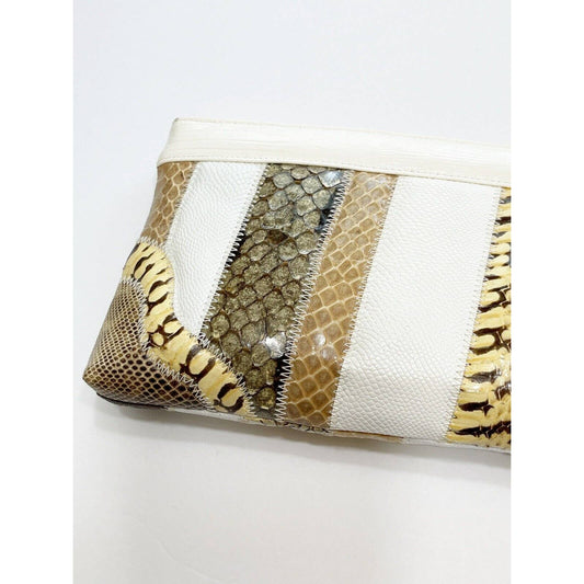 Bags by SupremeBags By Supreme Vintage Patchwork Exotic Clutch Shoulder Hand Bag Deadstock Tags - Black Dog Vintage