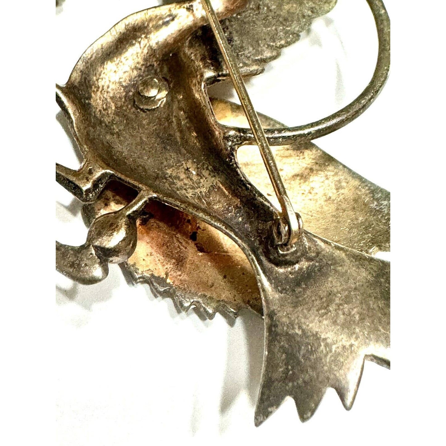 Sel-Ray creationsVintage Sel-Ray Sterling Silver Bird Brooch - Original Tag - ULTRA RARE - Black Dog Vintage