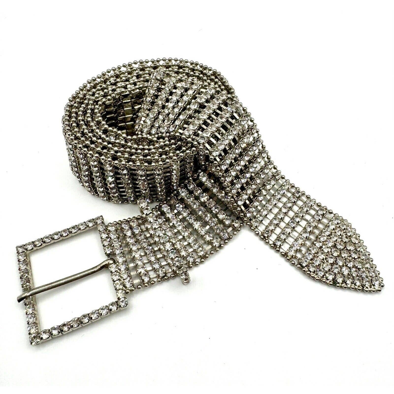 Vintage rhinestone belt cheap