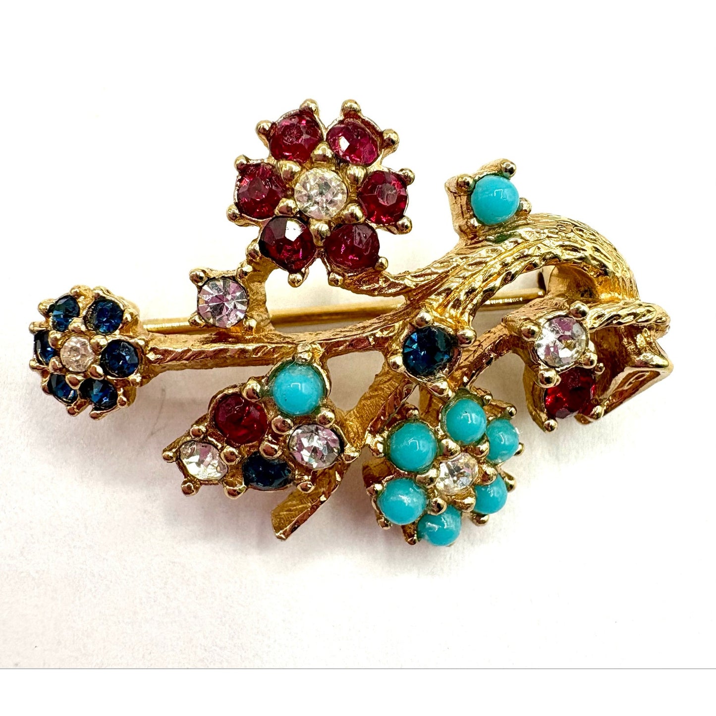 Vintage CINER 1960s Floral Jewelry Set