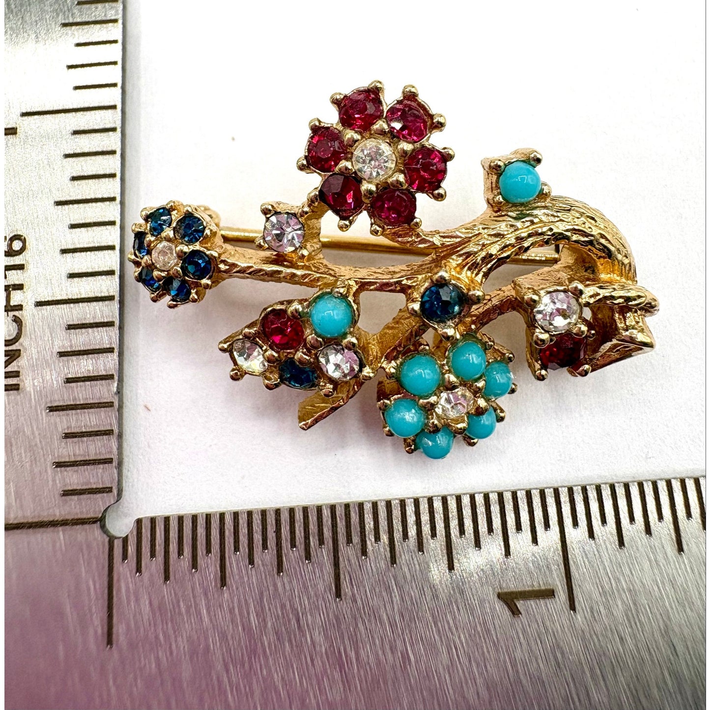 Vintage CINER 1960s Floral Jewelry Set