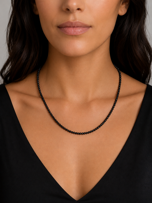 Black Spinel Necklace
