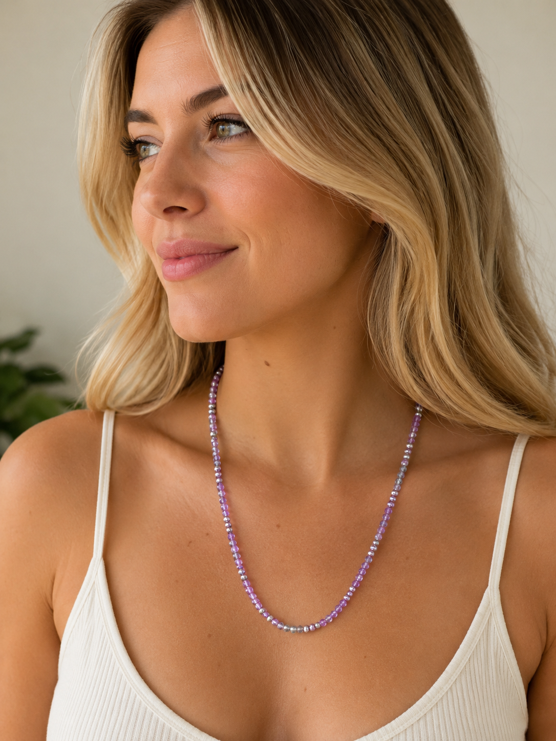 Amethyst and Freshwater Pearl Convertable Necklace