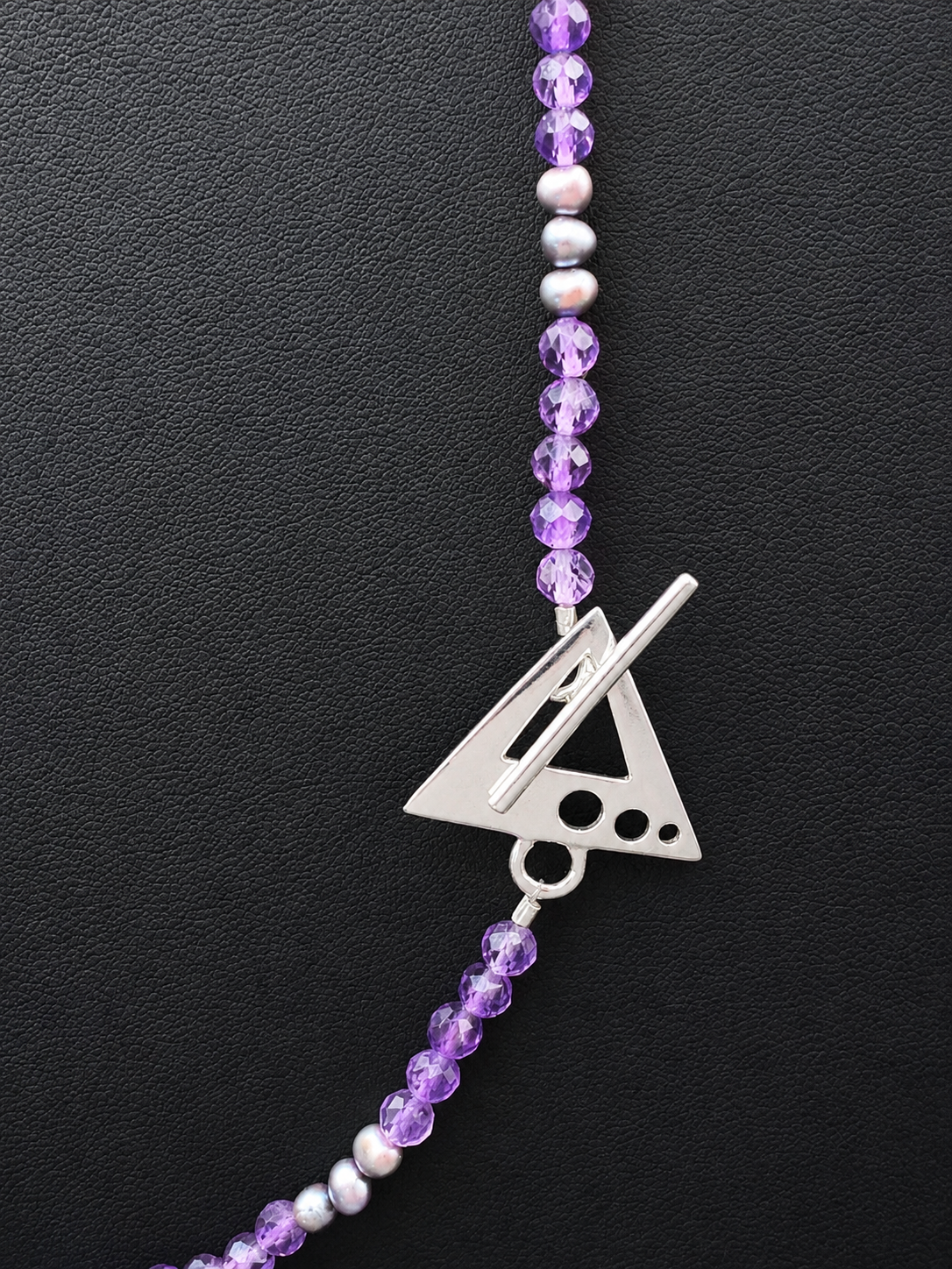 Amethyst and Freshwater Pearl Convertable Necklace