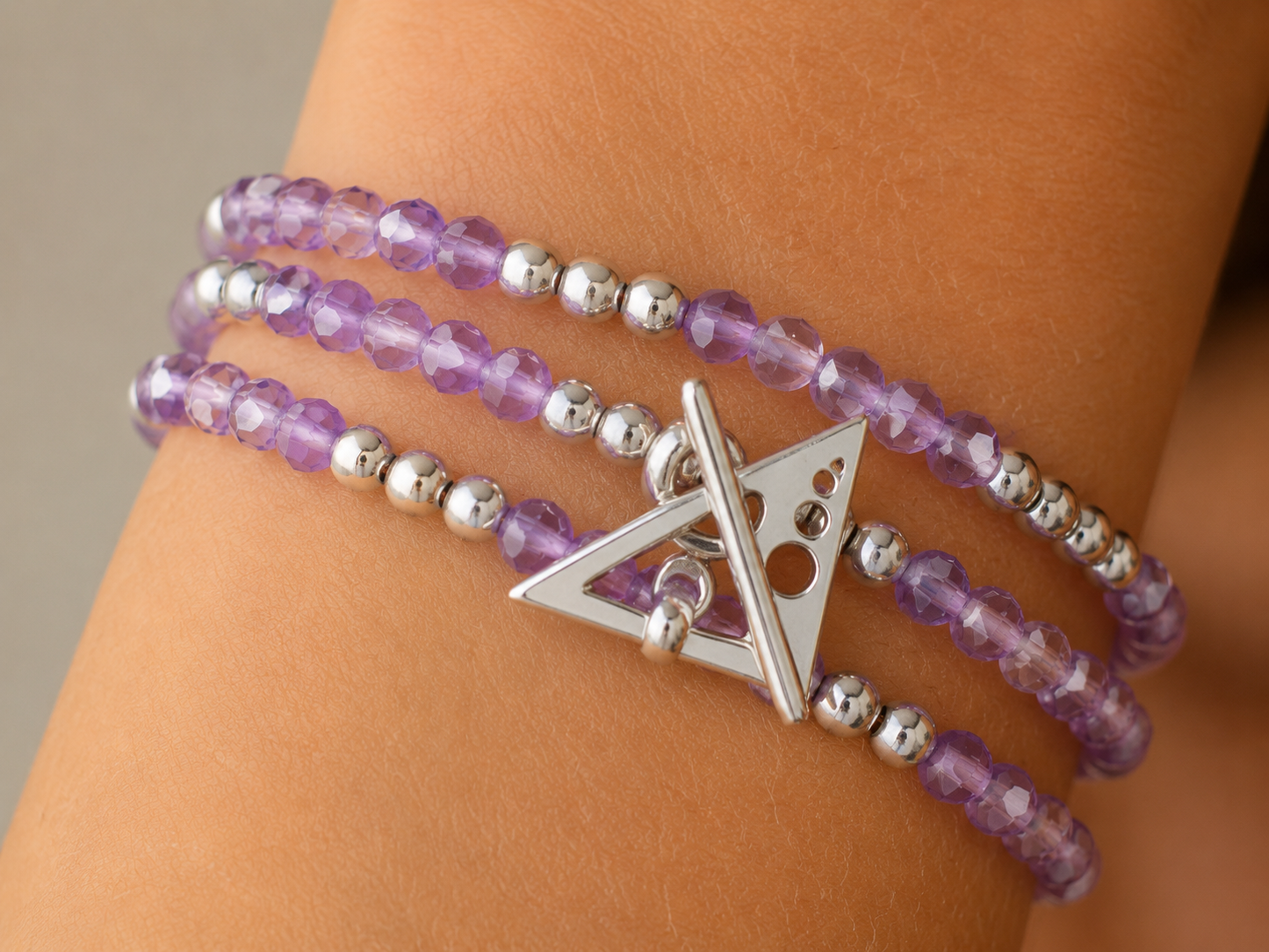 Amethyst and Freshwater Pearl Convertable Necklace