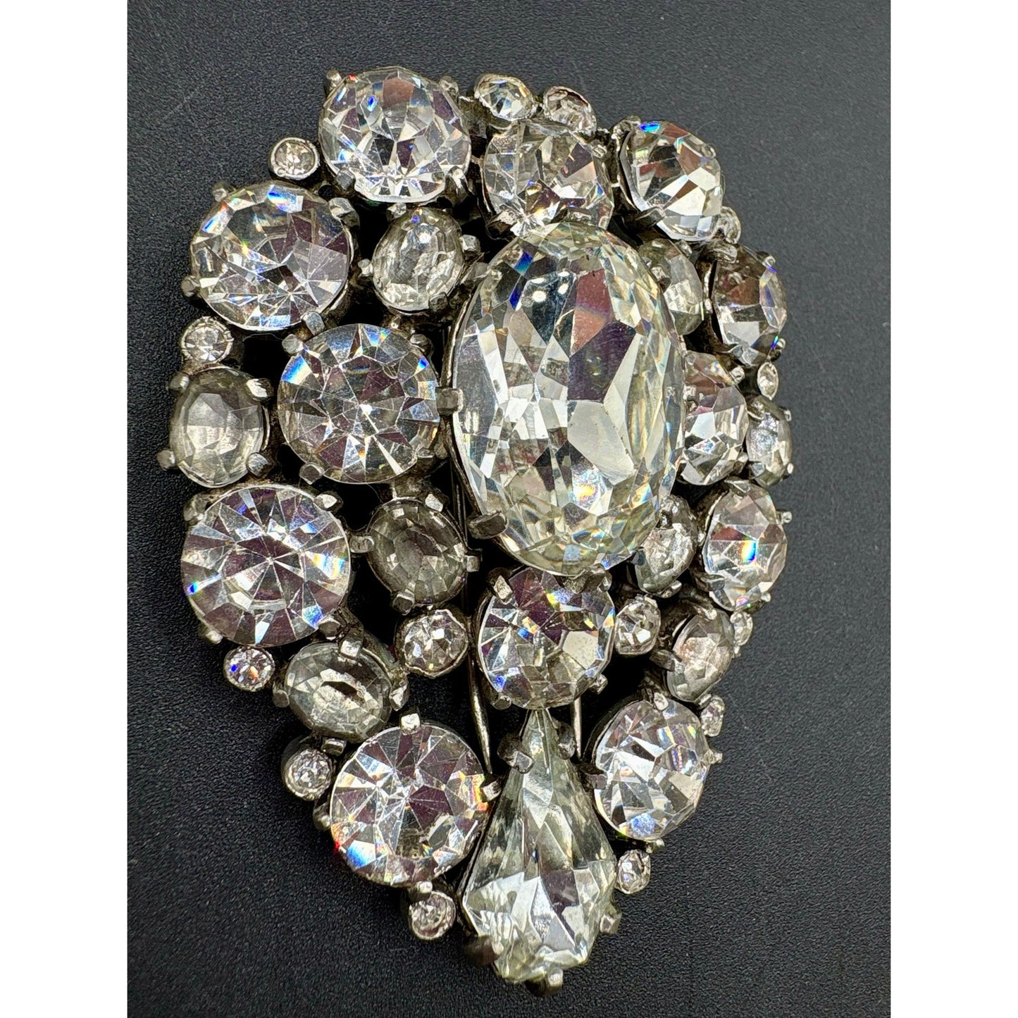 Vintage Eisenberg Original Large Art Deco Fur Clip