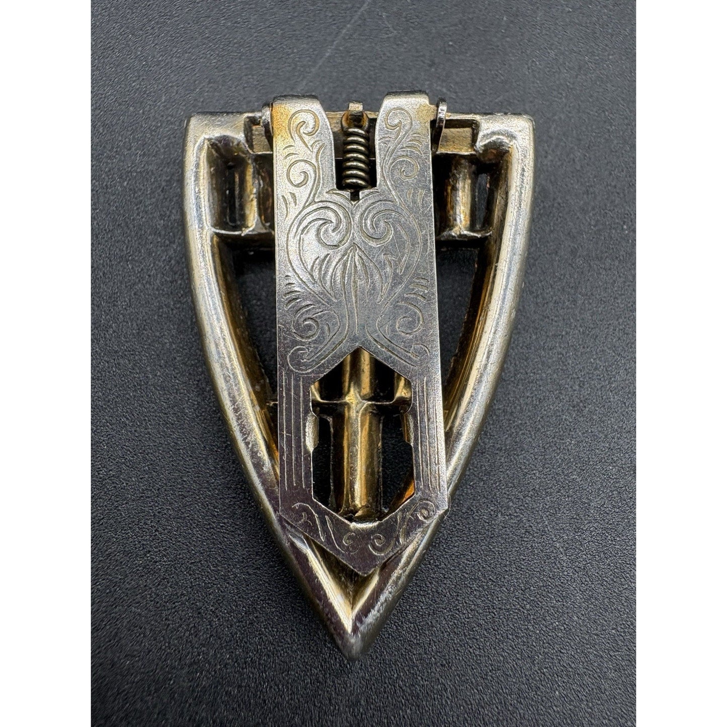 Unsigned 1930’s Fruit Salad Dress Clip - Possible Coro 1.25”x 1.75”