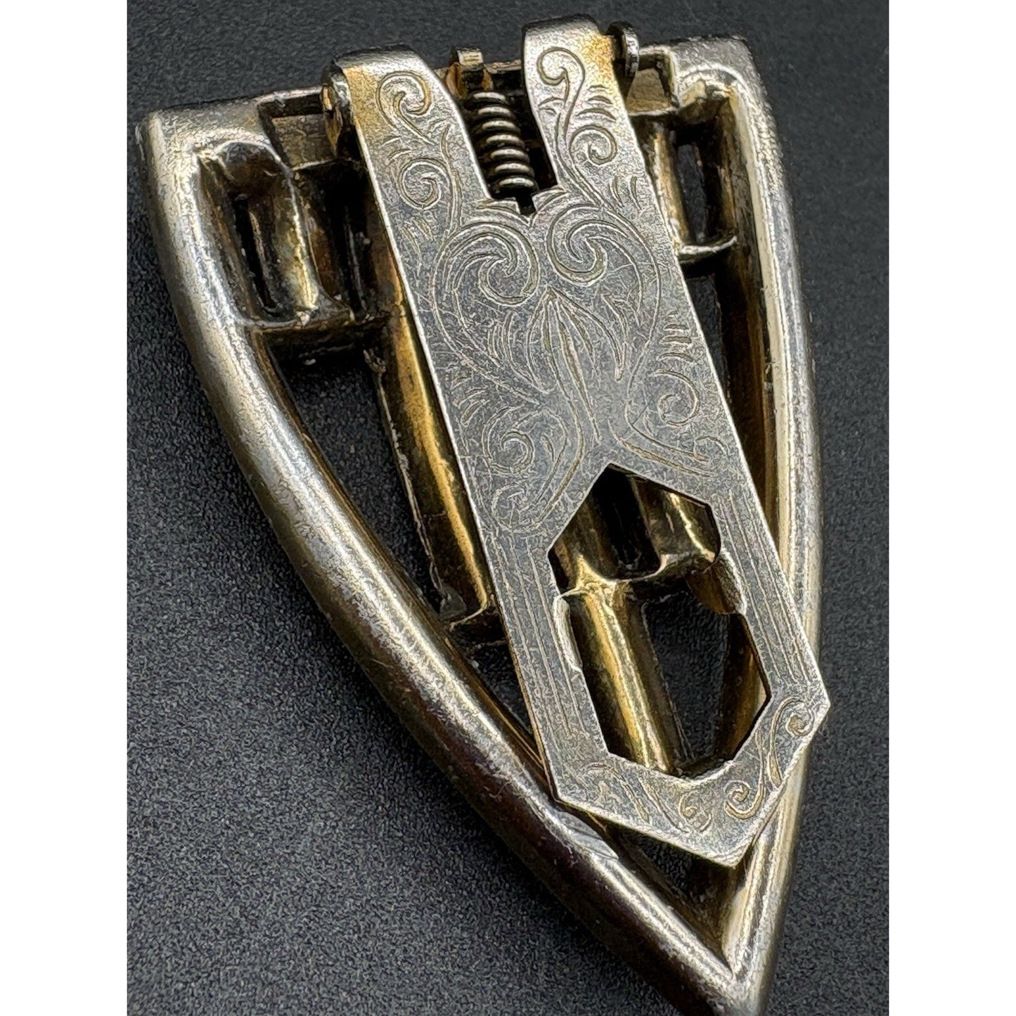 Unsigned 1930’s Fruit Salad Dress Clip - Possible Coro 1.25”x 1.75”
