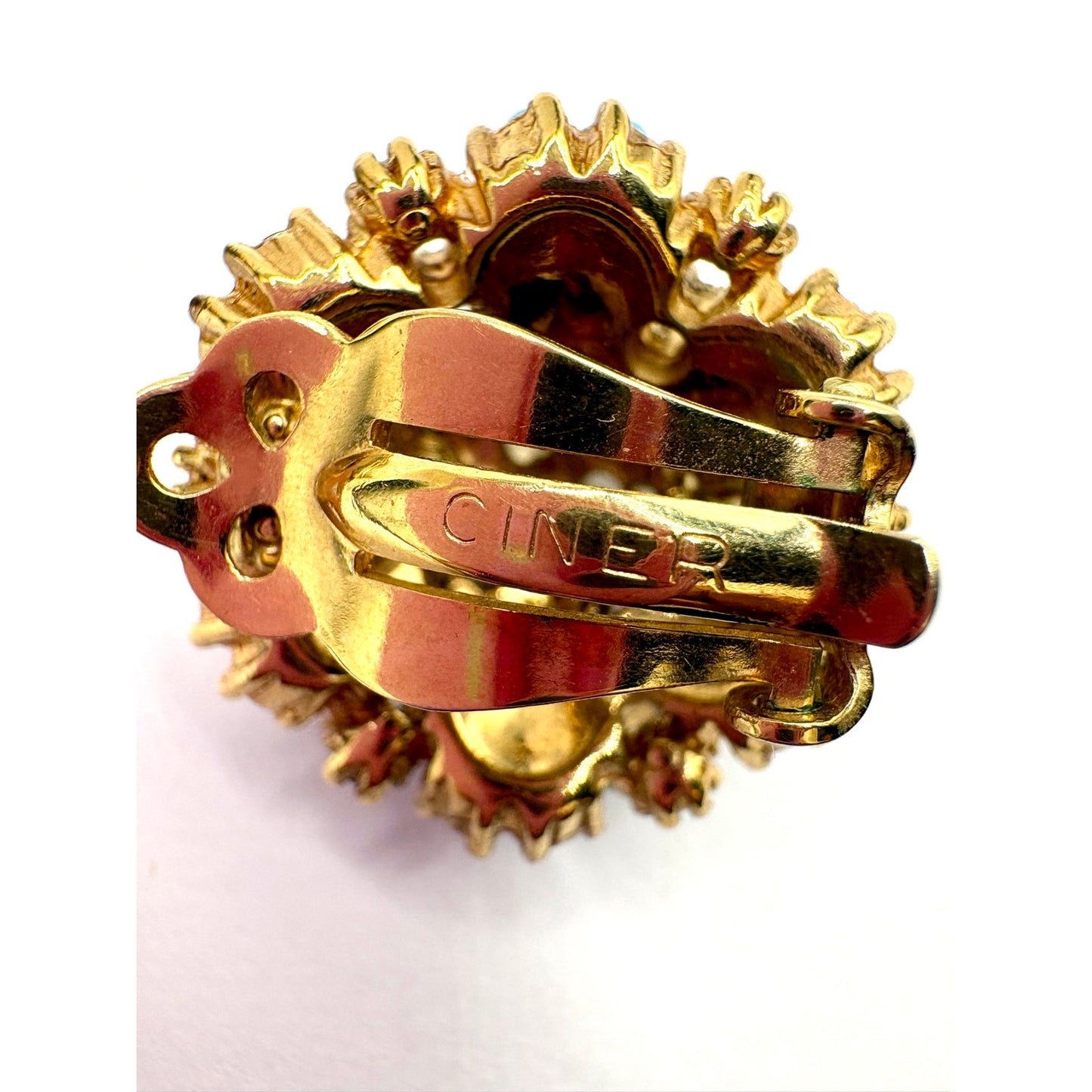 Vintage CINER 1960s Floral Jewelry Set