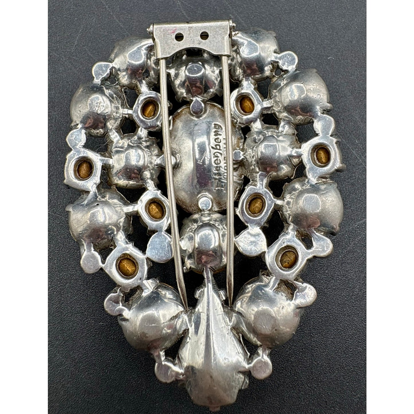 Vintage Eisenberg Original Large Art Deco Fur Clip