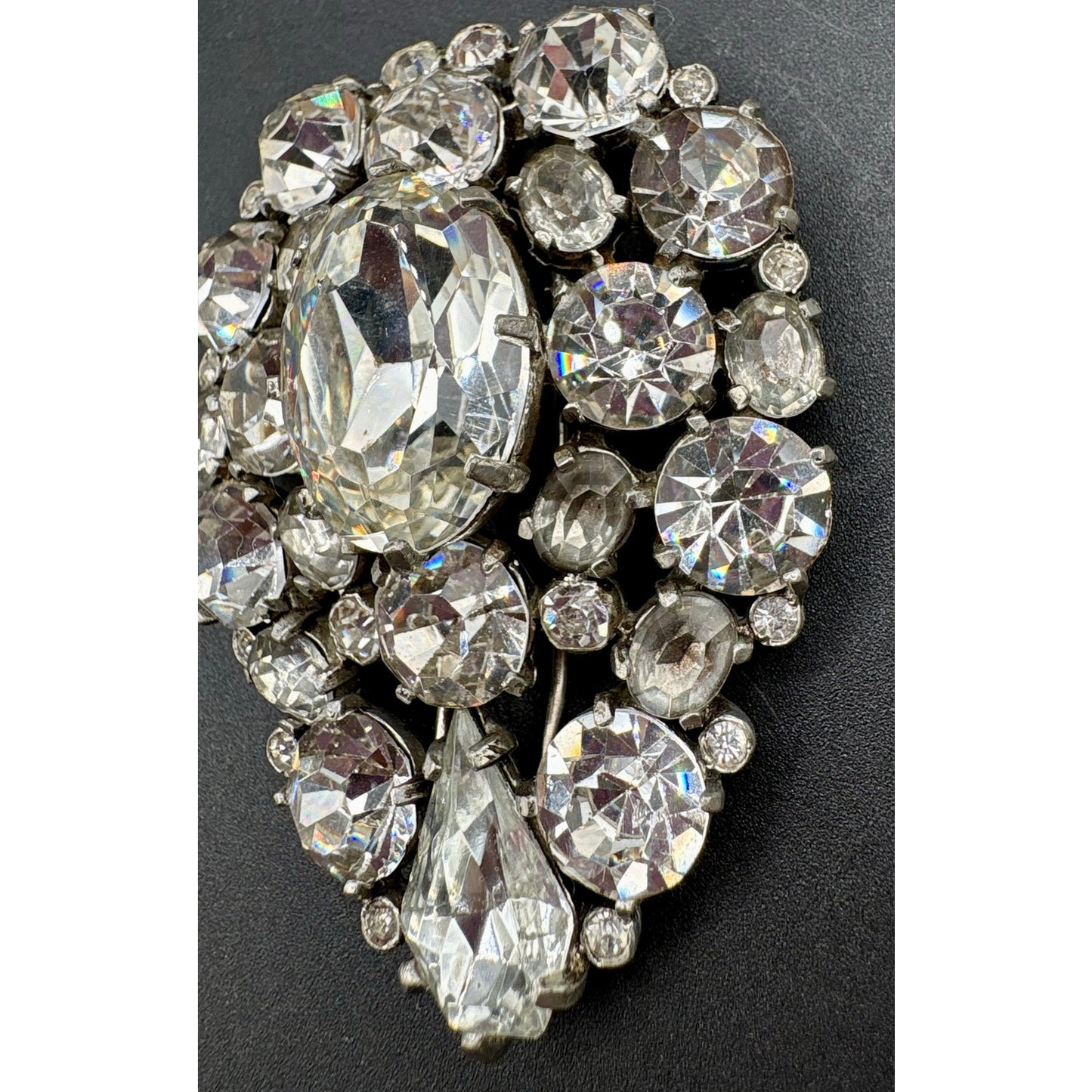 Vintage Eisenberg Original Large Art Deco Fur Clip