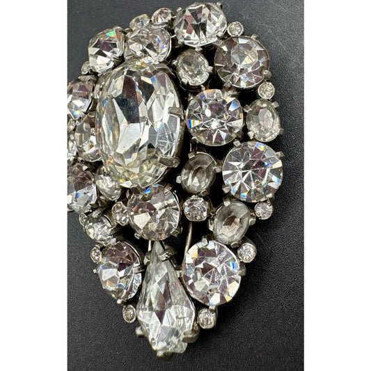 Vintage Eisenberg Original Large Art Deco Fur Clip