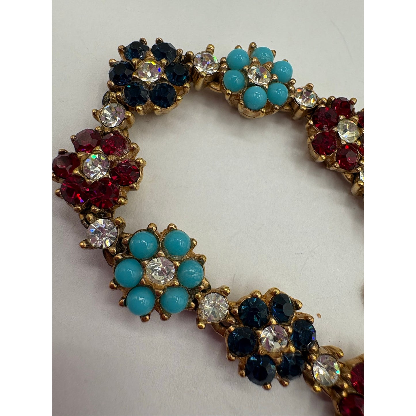 Vintage CINER 1960s Floral Jewelry Set