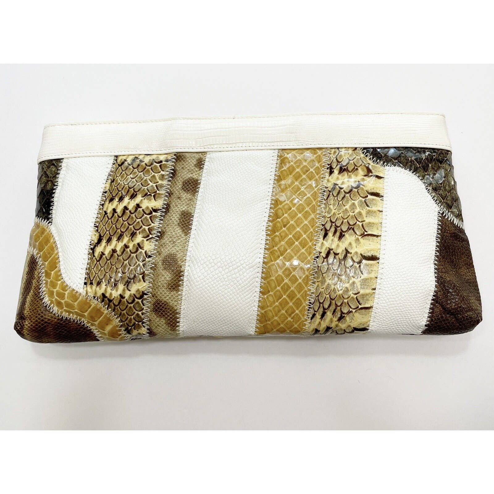 Bags by SupremeBags By Supreme Vintage Patchwork Exotic Clutch Shoulder Hand Bag Deadstock Tags - Black Dog Vintage