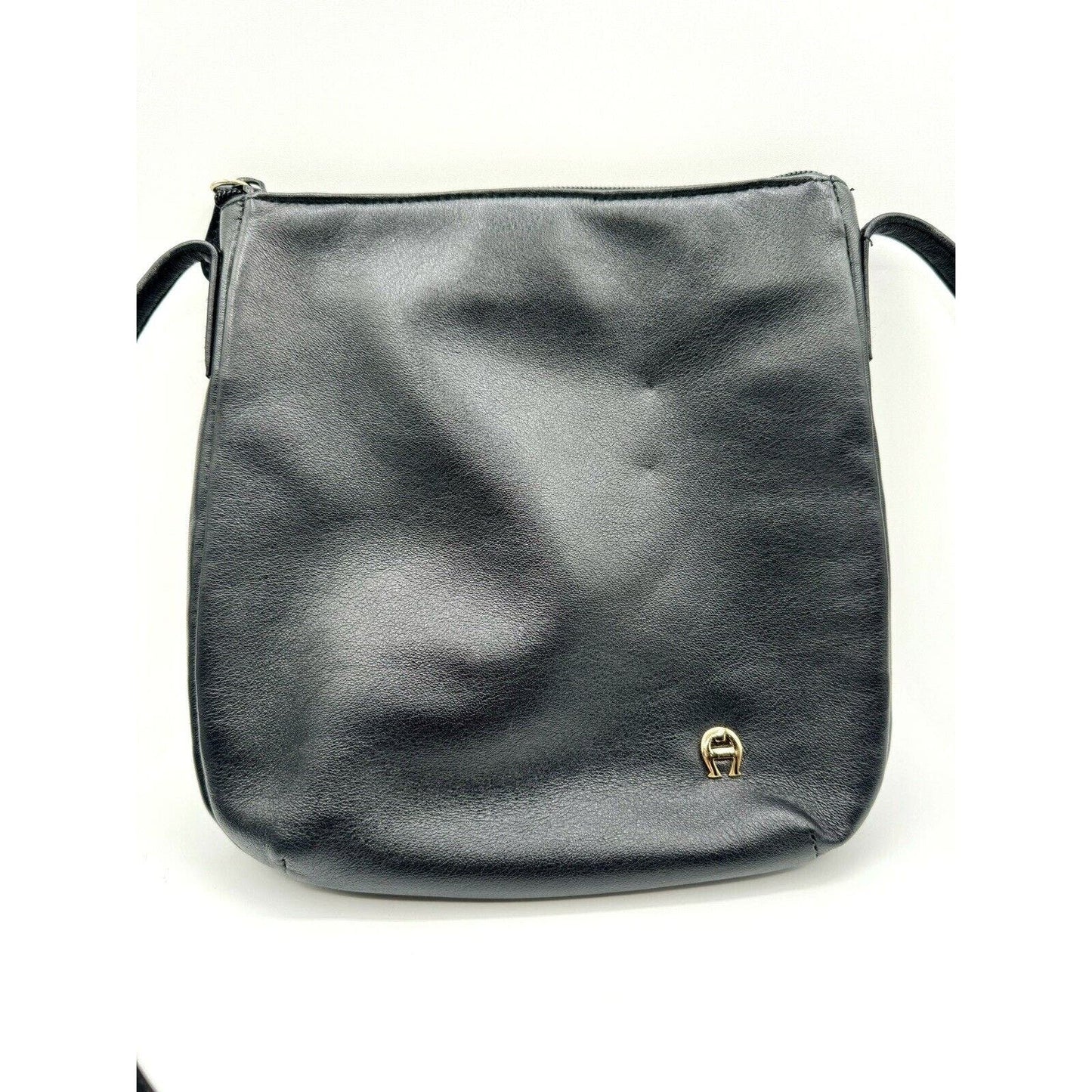 Etienne AignerVintage Etienne Aigner Soft Black Leather Mini Minimalist Shoulder Bag - Black Dog Vintage