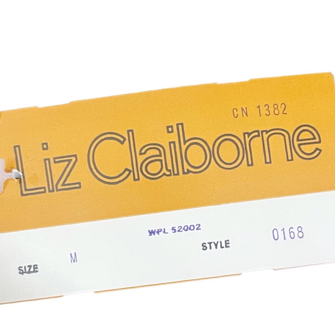 Liz ClaiborneLiz Claiborne Vintage Velvet Sequin Anchor Tee Deadstock Union Tag 1980s - Black Dog Vintage