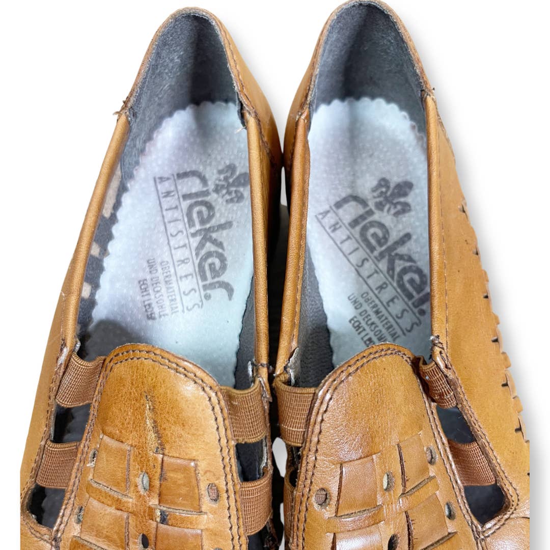 Reiker Vintage Womens European Reiker Loafers/ Shoes - Anti Stress - EUC - 6.5 – Black Vintage